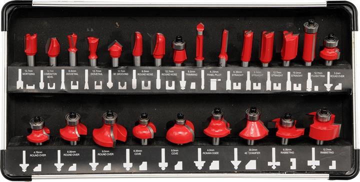 Yato YT-6801 Router bit set 24 pcs YT6801: Buy near me at 2407.PL in Poland at an Affordable price!