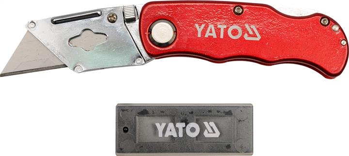 Yato YT-7532 Nożyk z ostrzem trapezowym + ostrza zapasowe 61x 33 mm YT7532: Dobra cena w Polsce na 2407.PL - Kup Teraz!