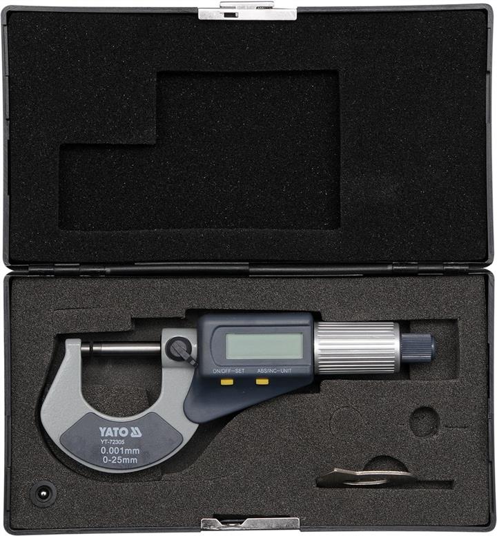Yato YT-72305 Digital outside micrometer 0-25mm YT72305: Buy near me in Poland at 2407.PL - Good price!