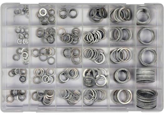 Yato YT-06865 Aluminum washers, set 300 pcs. YT06865: Buy near me at 2407.PL in Poland at an Affordable price!