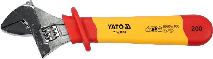 Yato YT-20940 Klucz nastawny izolowany 200mm YT20940: Dobra cena w Polsce na 2407.PL - Kup Teraz!