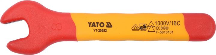 Yato YT-20952 Ключ ріжковий діелектричний 8 мм YT20952: Приваблива ціна - Купити у Польщі на 2407.PL!