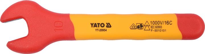Yato YT-20954 Ключ ріжковий діелектричний 10 мм YT20954: Приваблива ціна - Купити у Польщі на 2407.PL!