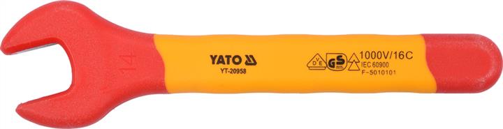 Yato YT-20958 Ключ рожковый диэлектрический 14 мм YT20958: Отличная цена - Купить в Польше на 2407.PL!