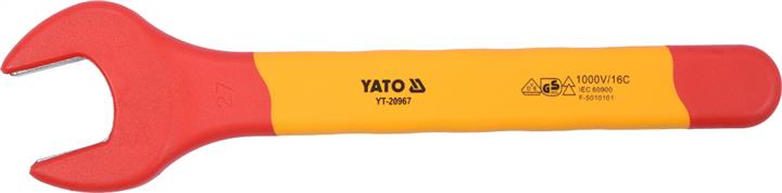 Yato YT-20967 Klucz płaski izolowany 27mm YT20967: Dobra cena w Polsce na 2407.PL - Kup Teraz!