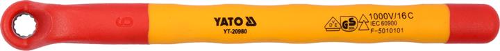 Yato YT-20980 Klucz oczkowy odgięty izolowany 6mm YT20980: Dobra cena w Polsce na 2407.PL - Kup Teraz!