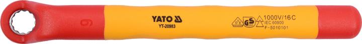 Yato YT-20983 Klucz oczkowy odgięty izolowany 9mm YT20983: Dobra cena w Polsce na 2407.PL - Kup Teraz!