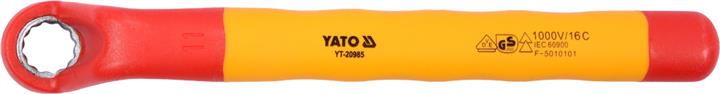 Yato YT-20985 Klucz oczkowy odgięty izolowany 11mm YT20985: Dobra cena w Polsce na 2407.PL - Kup Teraz!