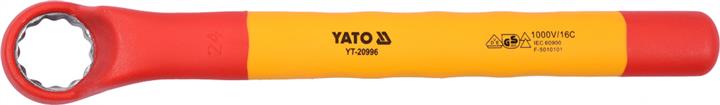 Yato YT-20996 Klucz oczkowy odgięty izolowany 24mm YT20996: Dobra cena w Polsce na 2407.PL - Kup Teraz!