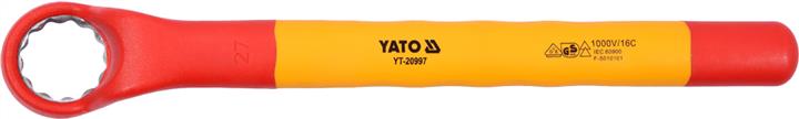 Yato YT-20997 Ringschlüssel, isoliertes Gehäuse bis 1000 V. 27 mm YT20997: Bestellen Sie in Polen zu einem guten Preis bei 2407.PL!