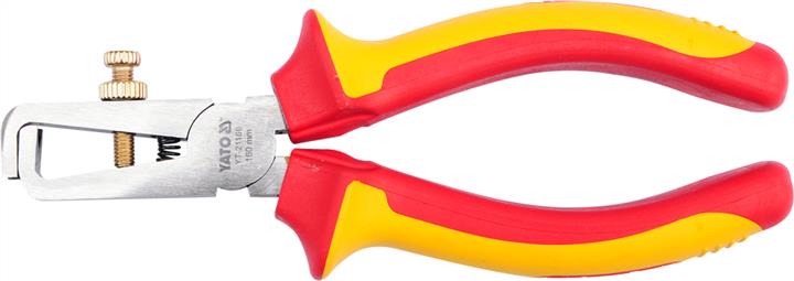 Yato YT-21160 Wire stripping pliers, insulated 160mm YT21160: Buy near me in Poland at 2407.PL - Good price!