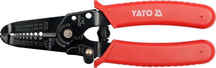 Yato YT-2319 Crimping pliers for insulation stripping 160mm YT2319: Buy near me in Poland at 2407.PL - Good price!