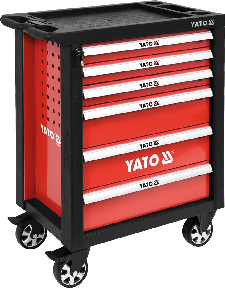 Yato YT-55299 Service trolley on wheels with drawers, 6 drawers, 975x 765x 465 mm YT55299: Buy near me in Poland at 2407.PL - Good price!