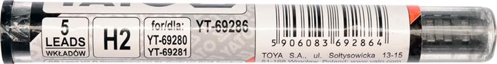 Yato YT-69286 Стержни графитовые для карандаша 5 шт YT69286: Отличная цена - Купить в Польше на 2407.PL!