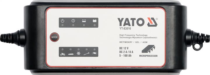Yato YT-83016 Prostownik elektroniczny 12v, 8a YT83016: Dobra cena w Polsce na 2407.PL - Kup Teraz!