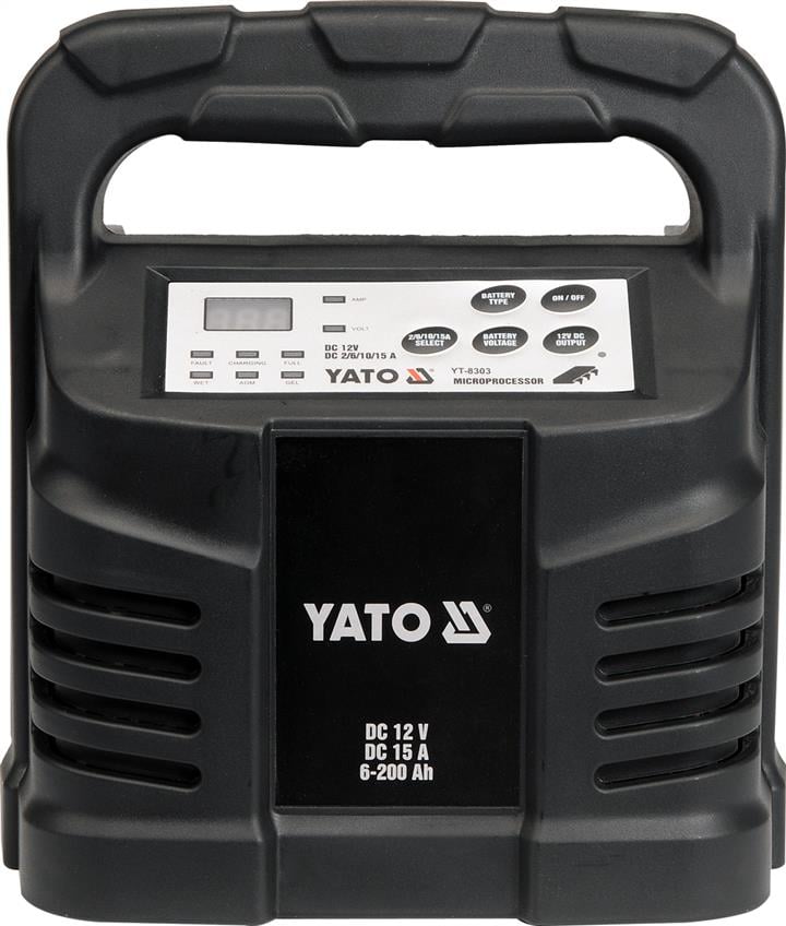 Yato YT-8303 Digital battery charger 12v 15a 6-200ah YT8303: Buy near me in Poland at 2407.PL - Good price!