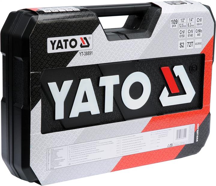 Werkzeugsatz 109 pr: 1&#x2F;4, 1&#x2F;2&quot; Yato YT-38891