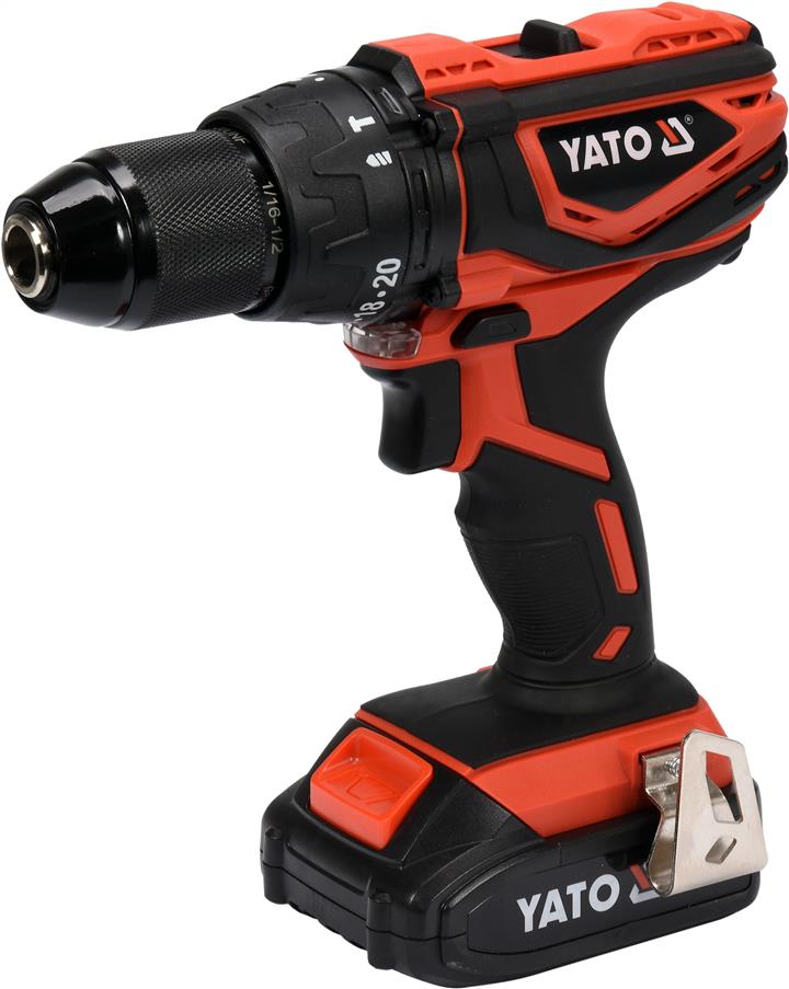 Yato YT-82788 Impact cordless screwdriver-drill, Li-Ion 18 V, 40 Nm, 2 Ah, chuck up to 13 mm diameter YT82788: Buy near me in Poland at 2407.PL - Good price!