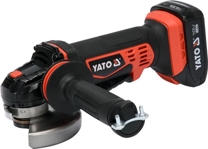 Yato YT-82826 Angle cordless grinder (Bulgarian), Li-Ion, 18 V, 2 Ah, disc diameter 125 mm, + charger YT82826: Buy near me in Poland at 2407.PL - Good price!
