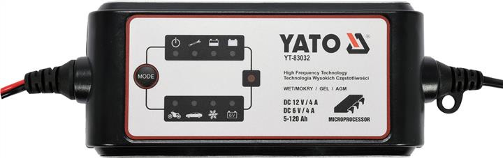 Yato YT-83032 Prostownik elektroniczny 6-12v/4a YT83032: Dobra cena w Polsce na 2407.PL - Kup Teraz!