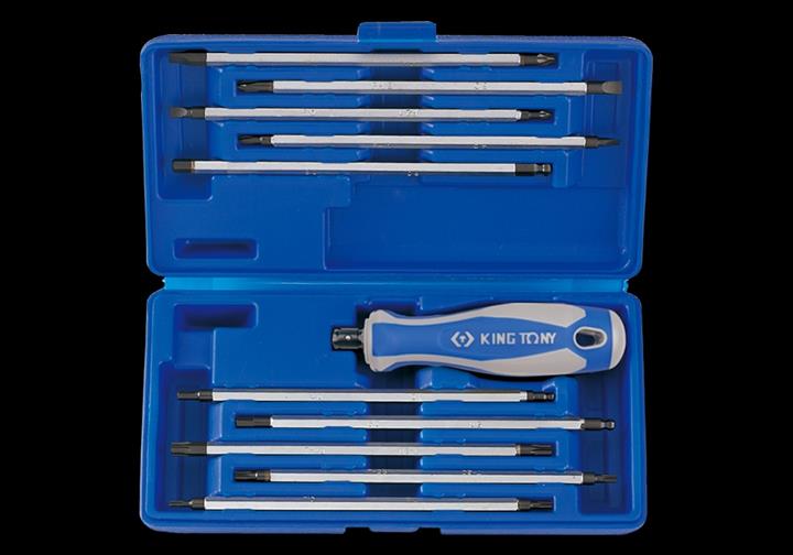 King tony 32518MR01 Screwdriver with replaceable nozzles 32518MR01: Buy near me in Poland at 2407.PL - Good price!