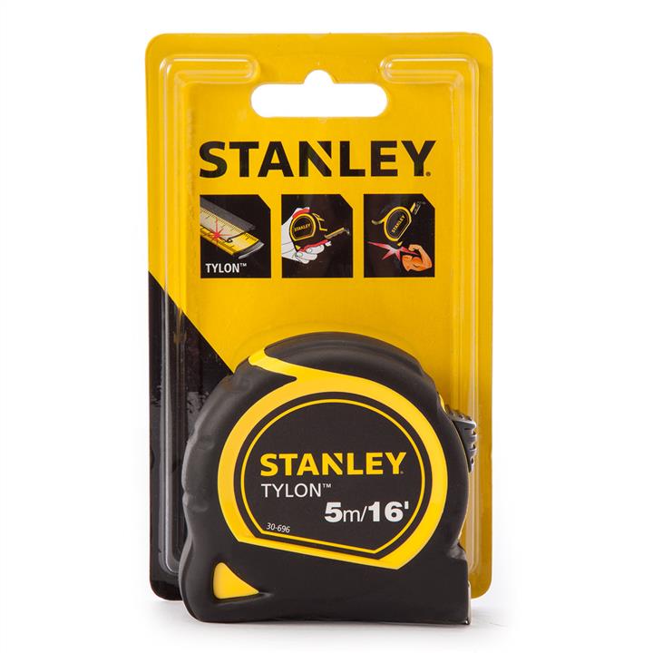 Stanley 0-30-696 Ruletki stanley "tylon" 5m x 19 mm, (met / cal) ergonems. plastikowy korpus + elastom., tylon okładka 030696: Dobra cena w Polsce na 2407.PL - Kup Teraz!