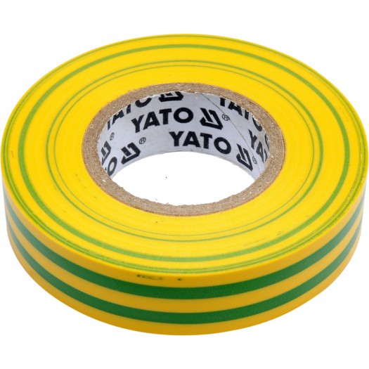Yato YT-81593 Electrical insulation tape yellow-green YT81593: Buy near me at 2407.PL in Poland at an Affordable price!