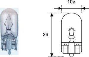 Patron PLT10-12/3 Glow bulb W3W 12V 3W PLT10123: Buy near me in Poland at 2407.PL - Good price!