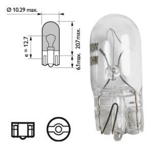 Citroen/Peugeot 6216 A1 Glow bulb W5W 6216A1: Buy near me in Poland at 2407.PL - Good price!