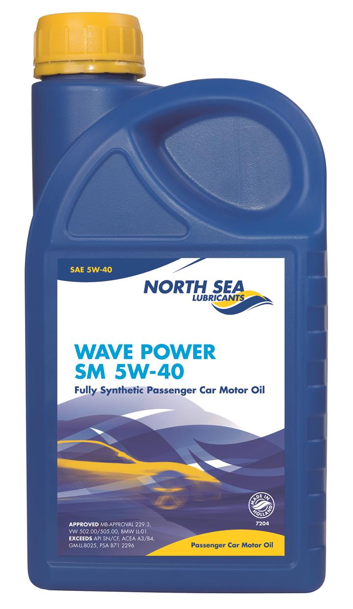 North Sea Lubricants 7204/1 Engine oil North Sea Lubricants Wave power SM 5W-40, 1L 72041: Buy near me at 2407.PL in Poland at an Affordable price!