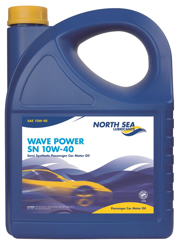 North Sea Lubricants 7238/5 Моторное масло North Sea Lubricants Wave power sn 10W-40, 5л 72385: Отличная цена - Купить в Польше на 2407.PL!