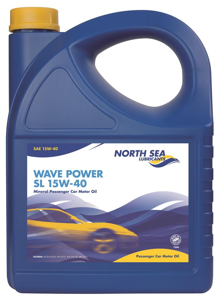 North Sea Lubricants 7208/5 Engine oil North Sea Lubricants Wave Power 15W-40, 5L 72085: Buy near me in Poland at 2407.PL - Good price!