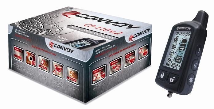 CONVOY CP-110 LCD Автосигналізація Convoy CP110LCD: Купити у Польщі - Добра ціна на 2407.PL!