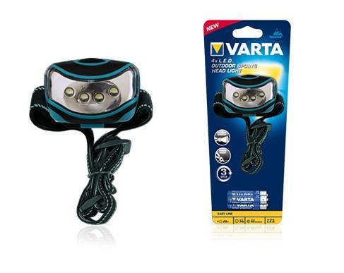 Varta 16630101421 LEDX4 Lantern Outdoor Sports Head 3AAA 16630101421: Buy near me at 2407.PL in Poland at an Affordable price!