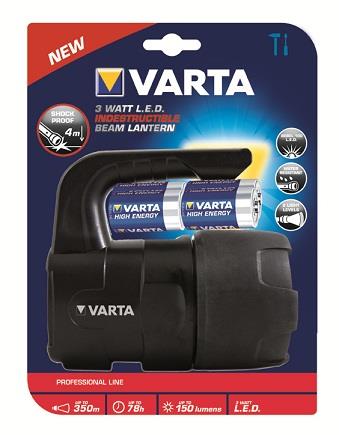 Varta 18750101421 Фонарь Indestructible lantern LED 4C 18750101421: Отличная цена - Купить в Польше на 2407.PL!