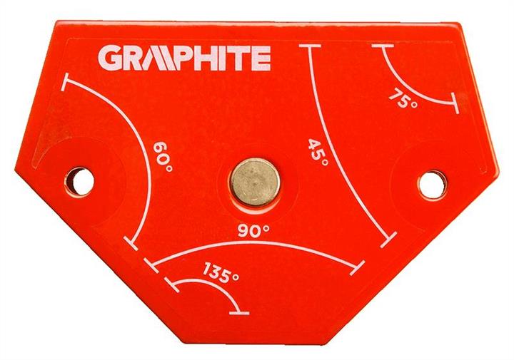 Graphite 56H904 Welding magnetic angle holder, 64 x 95 x 14 mm 56H904: Buy near me in Poland at 2407.PL - Good price!
