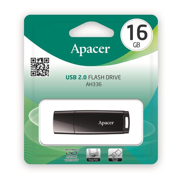 Apacer AP16GAH336B-1 Flash Apacer USB 2.0 AH336 16Gb black AP16GAH336B1: Kaufen Sie zu einem guten Preis in Polen bei 2407.PL!