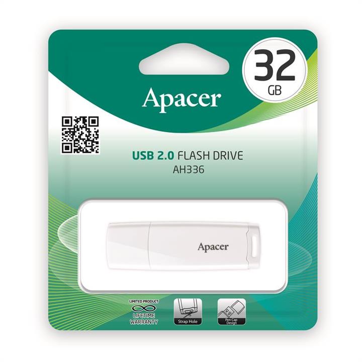 Apacer AP32GAH336W-1 Flash Apacer USB 2.0 AH336 32Gb white AP32GAH336W1: Dobra cena w Polsce na 2407.PL - Kup Teraz!
