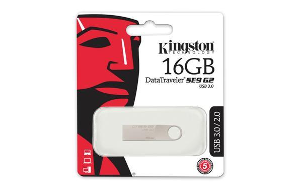 Kingston DTSE9G2/16GB Dysk Kingston 16 GB USB 3.0 DTSE9 G2 Metal Srebrny DTSE9G216GB: Dobra cena w Polsce na 2407.PL - Kup Teraz!