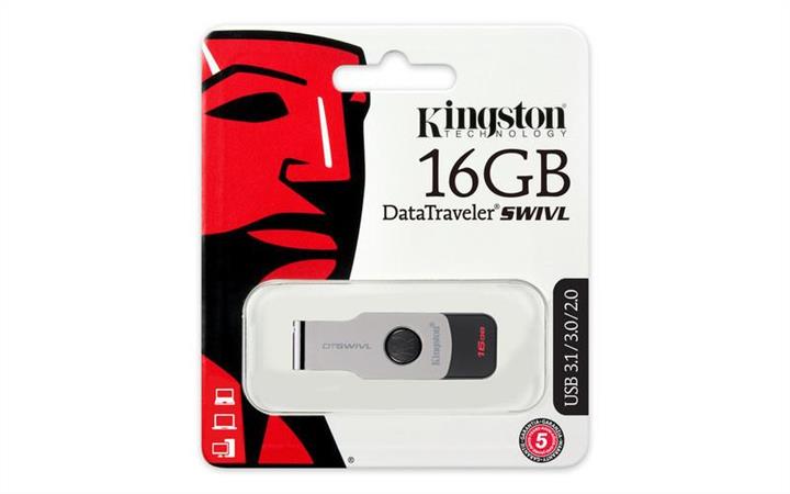 Kingston DTSWIVL/16GB Napęd kingston 16gb usb 3.1 swivl DTSWIVL16GB: Dobra cena w Polsce na 2407.PL - Kup Teraz!
