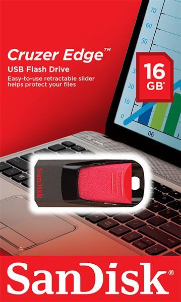 Sandisk SDCZ51-016G-B35 Накопитель SanDisk 16GB USB Cruzer Edge SDCZ51016GB35: Отличная цена - Купить в Польше на 2407.PL!