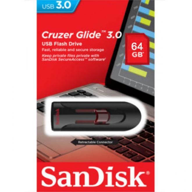 Sandisk SDCZ600-064G-G35 Накопитель SanDisk 64GB USB 3.0 Glide SDCZ600064GG35: Отличная цена - Купить в Польше на 2407.PL!