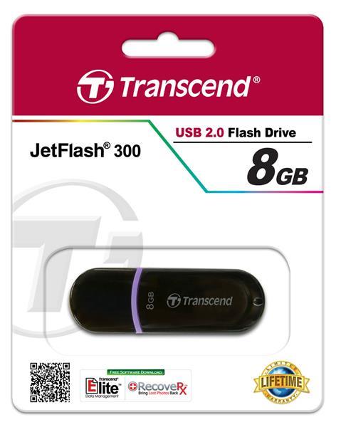 Transcend TS8GJF300 Накопичувач Transcend 8GB USB JetFlash 300 TS8GJF300: Приваблива ціна - Купити у Польщі на 2407.PL!