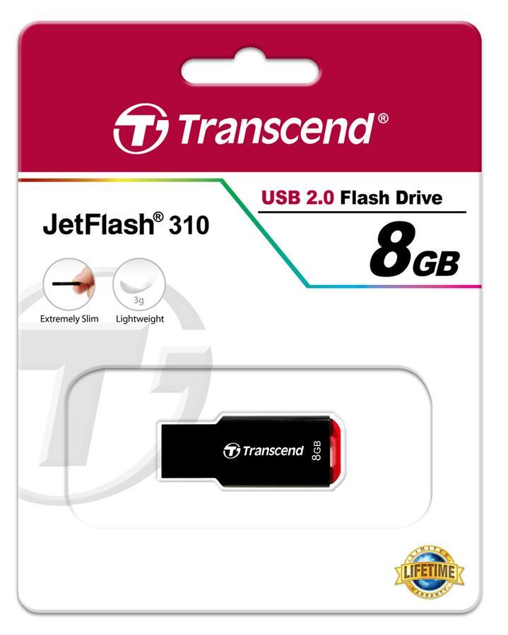 Transcend TS8GJF310 Накопичувач Transcend 8GB USB JetFlash 310 TS8GJF310: Приваблива ціна - Купити у Польщі на 2407.PL!