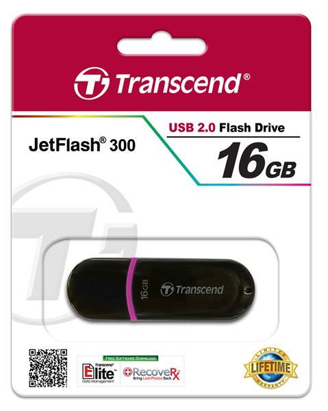 Transcend TS16GJF300 Накопичувач USB Transcend JetFlash 300 16GB TS16GJF300: Приваблива ціна - Купити у Польщі на 2407.PL!