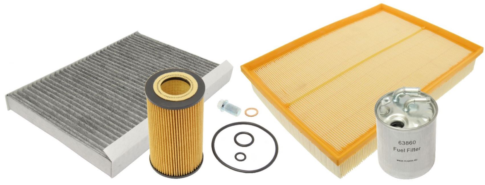 Mapco 68889 Filter kit for maintenance 68889: Buy near me at 2407.PL in Poland at an Affordable price!