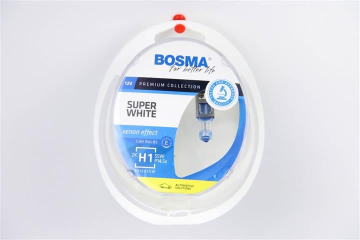 Bosma 3721 Halogen lamp Bosma Super White 12V H1 55W 3721: Buy near me in Poland at 2407.PL - Good price!