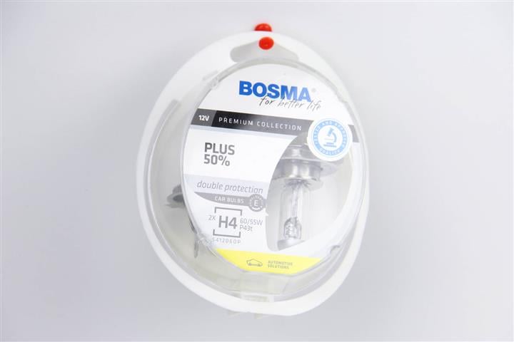 Bosma 3929 Halogenlampe Bosma Plus 50% 12V H4 60/55W +50% 3929: Kaufen Sie zu einem guten Preis in Polen bei 2407.PL!