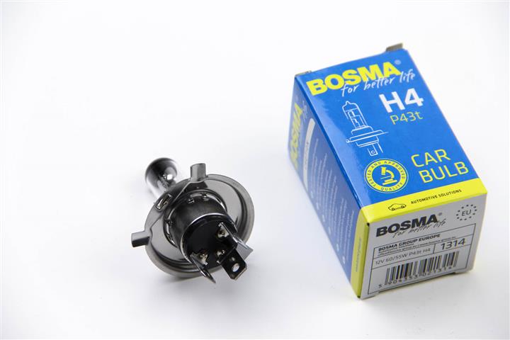 Bosma 1314 Лампа галогенная 12В H4 60/55Вт 1314: Отличная цена - Купить в Польше на 2407.PL!