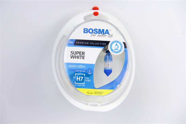 Bosma 3691 Лампа галогенна Bosma Super White 12В H7 55Вт 3691: Купити у Польщі - Добра ціна на 2407.PL!